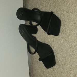 A new day black block heels